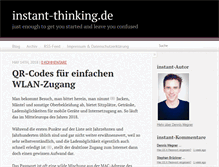 Tablet Screenshot of instant-thinking.de